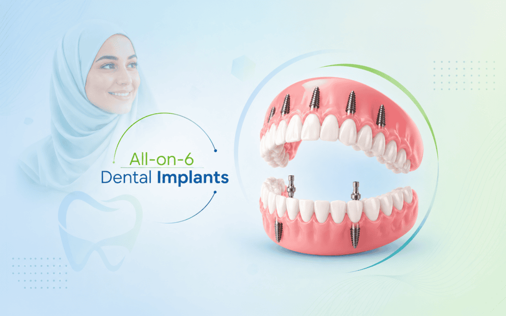 All-on-6 dental implants in India for full mouth restoration