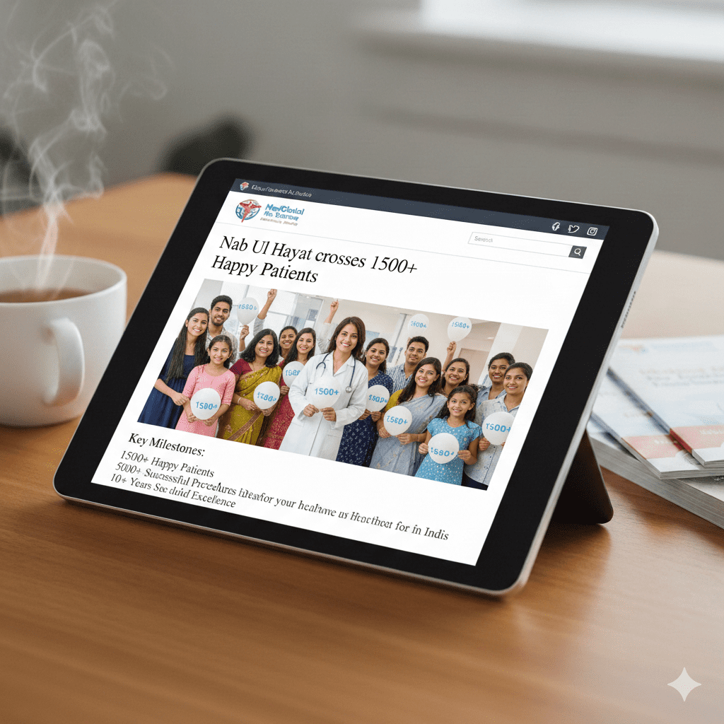 Nab Ul Hayat crossed 1500 + happy patients